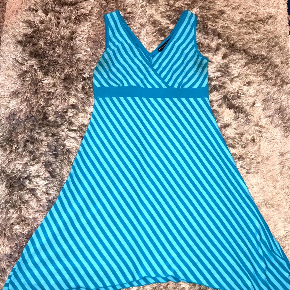 New York & Company Blue Striped Dress 👗